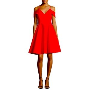 Halston classic cocktail dress. Size 8 with pockets NWT